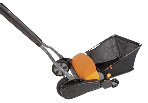 Fiskars 6210 Momentum/Stay Sharp Reel Mower Grass Catcher