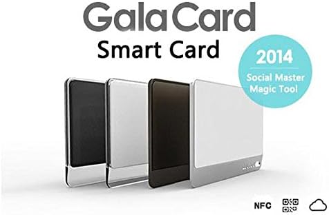 GalaCard C1 Fashion Smart NFC Card for Android SmartPhone Samsung Galaxy Series, Google Nexus, Motorola, HTC, LG and etc. (White)