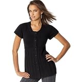 Style&co. Short-Sleeved Cable-Knit Cardigan Sweater at Style & Co.