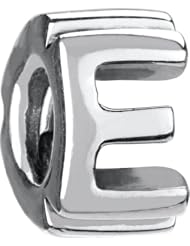 Authentic Chamilia Sterling Silver Charm "Letter E" T-31