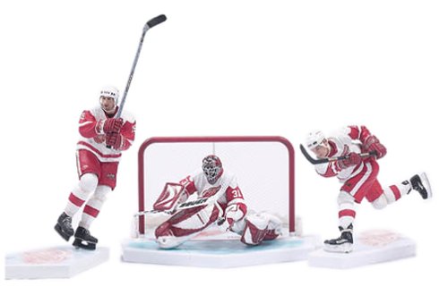 Mcfarlane Toys Hockey Action Figures Box Set Detroit Red Wings White Jersey