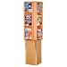 Luggage Pros 12 Magazine/24 Brochure Rotary Floor Display