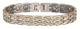 Sabona Executive Regal Duet Magnetic Bracelet, Size Medium