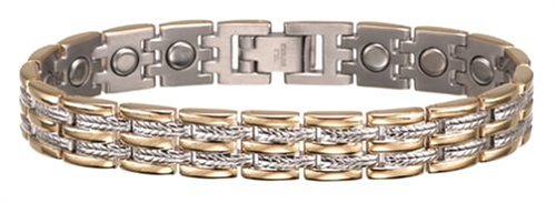 Sabona Executive Regal Duet Magnetic Bracelet, Size Medium