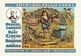 30 x 20 Canvas. Uno, Queen Supreme of the Serpent Kingdom: The Original Adam Forepaugh Shows