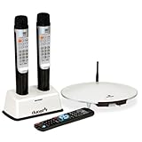 MicroKY Hindi Duostar Portable Wireless Karaoke With  Hindi Songs