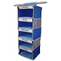 Kangaroom 5-Shelf Kids Clothes Organizer, Blue