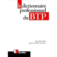 Dictionnaire professionnel du btp