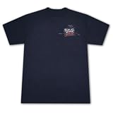 Samuel Adams Boston Lager Diagram Navy Blue Graphic Tee Shirt