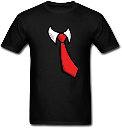 LJLForever Men's Fake Bow Tie Design T Shirt