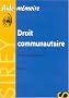 Droit communautaire : Edition 2006