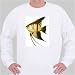 Sweatshirt with "angel fish", aquarium, animal, skalar