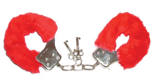 Trends 10014100 - Metall Handschellen pl&uuml;sch, rot Preisvergleich