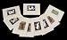 Gift cards, 'Siamese Cats' (set of 9) Image