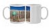 Conservation Area sign in front of protected sand dunes, Bantham beach, Devon, Photo Mugs