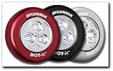 Sylvania Dot-It Self-Adhesive Bright White LED Light, 3-PACK Assortment (Red, Black, Silver)