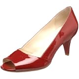 Calvin Klein Womens Parisa Patent Peep-Toe Pum