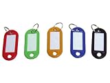 キープレート計100ヶ　5色鍵の管理に＜店舗・事務用品973