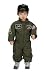 Jr. Armed Forces Pilot Suit with embroidered Cap, size 18Month