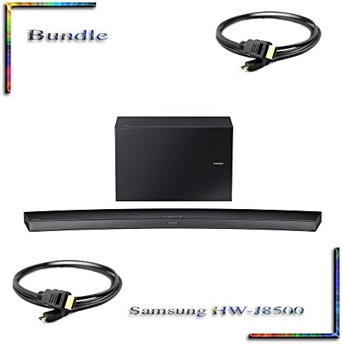 Cyber Monday Special HW-J8500 Curved, powered home theater sound bar with wireless subwoofer hwj8500 Bundle