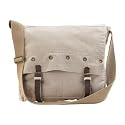 Cotton Canvas Shoulder Messenger Bag