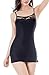 Ruzishun Women's Sexy Lingerie Lace Mini Sleepwear Underwear(Black,M)