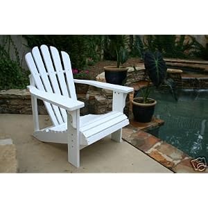 Cedar Adirondack Chair - White by