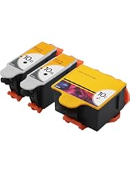 CE: E-Z Ink (TM) Compatible Ink Cartridge Replacement for Kodak 10XL (2 Black, 1 Color) 8237216 8946501 (3) Pack Compatible With Office Hero 6.1, Hero 7.1/9.1, ESP Office 6150, ESP 3250/5210/5250/7250/9250, ESP 3/5/7/9, EasyShare 5100/5300/5500 Printer - E-Z INK