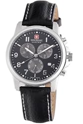 Swiss Military Hanowa Men's 06-4142-04-007 Swiss Soldier Chronograph Black Dial Watch
