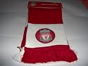OFFICIAL LIVERPOOL FC RED & WHITE BAR SCARF