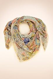 Floral Print Square Lightweight Scarf