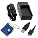 GTMax KLIC-7006 AC Travel Charger with Car Adapter + 6 Feet Micro-USB Cable + Memory Card Case for Kodak EasyShare M5370, M5350, M23, M577, M522, M532, M552, M580, M575, M550, M530, MINI M200 Digital Cameras