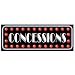 Concessions Sign Concessions Sign