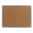 Universal 43612 Bulletin Board, Natural Cork, 24 x 18, Satin-Finished Aluminum Frame
