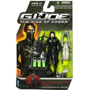 G.I. Joe Movie The Rise of Cobra 3 3/4 Inch Action Figure Rex "The Doctor" Lewis (Chief Experimental Dr.)