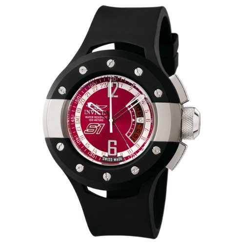 Invicta Men's 6843 S1 Collection GMT Chili Pepper Red Dial Polyurethane Watch