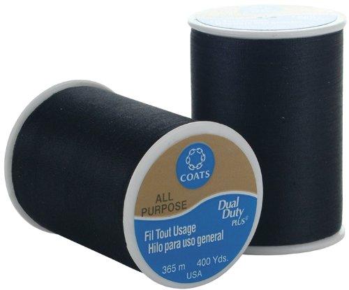 Learn More About Coats & Clark Dual Duty All-Purpose Thread 400 Yds: Black (ONE spool of yarn)