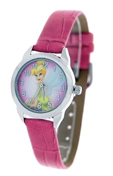 Disney Fairies Tinkerbell Leather Strap Watch #TNK484