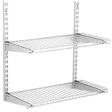 Rubbermaid 3H91 Configurations 26-Inch Add-On Shelving Kit, Titanium