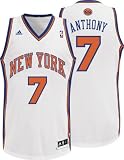 Carmelo Anthony White adidas Revolution 30 Swingman New York Knicks Youth Jersey