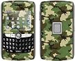 Woodland Camo Design Protective Skin Decal Sticker for Blackberry 8800/ 8820/ 8830/ World Cell Phones