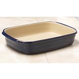 Haeger NaturalStone Baking Dish, 9 in. x 13 in.: Blue