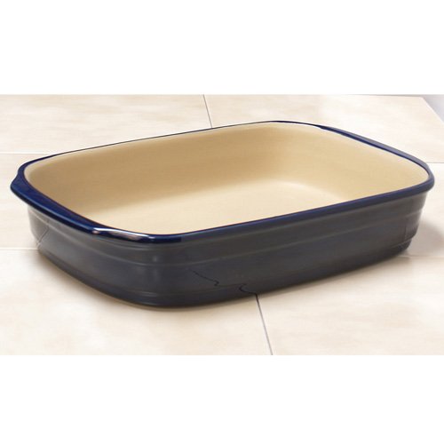 Haeger NaturalStone Baking Dish, 9 in. x 13 in.: Blue