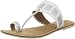 CL by Chinese Laundry Women's Crystal Ball Thong Sandal,White/Silver,9.5 M US