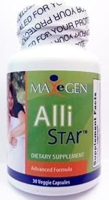 AlliSTAR - Garlique Garlic Allicin Supplement Alternative with No Harmful Chemicals & 60-day Money Back Guarantee. Used in Traditional Chinese Medicine for Colds, Flu, MRCA, Staph, and More. Survivalist Prepper Top Choice For Antibiotic Alternatives