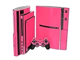 PlayStation 3 Skin (PS3) - NEW - PARTY PINK system skins faceplate decal mod