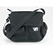 Urban Explorer Black Canvas Shoulder Bag