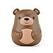 Kikkerland Brown Bear Suction Toothbrush Holder