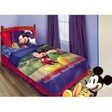 4 Pc Mickey Clubhouse Twin Bedding Set