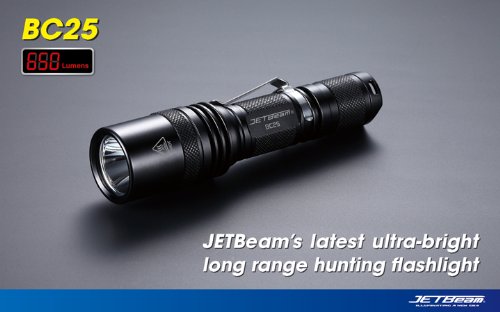  JETBeam BC25 Cree XM-L LED Flashlight - 650 Lumens 